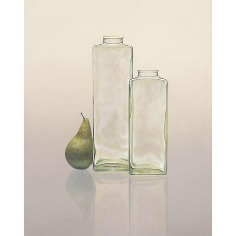 12DK1268 White Modern Wood Framed Art Print by Delaer