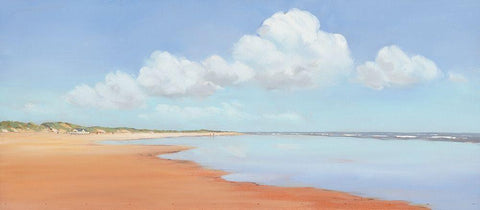 Heartbreak Hotel-Terschelling  White Modern Wood Framed Art Print with Double Matting by Groenhart, Jan