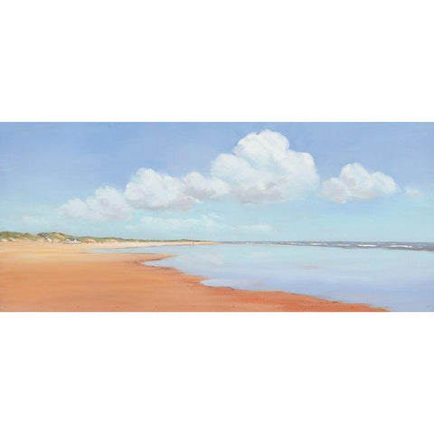 Heartbreak Hotel-Terschelling White Modern Wood Framed Art Print by Groenhart, Jan