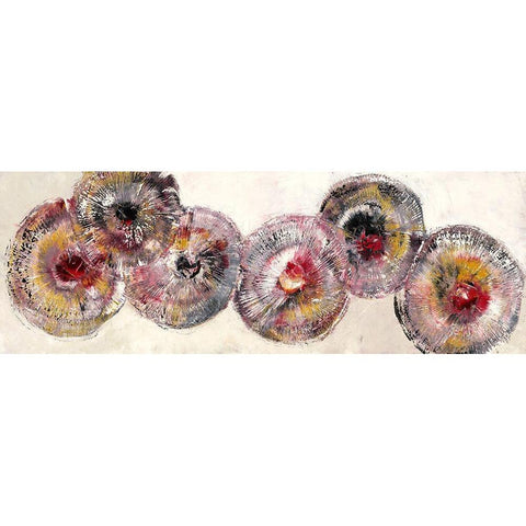Dynamik White Modern Wood Framed Art Print by Arns-Muller, Monika