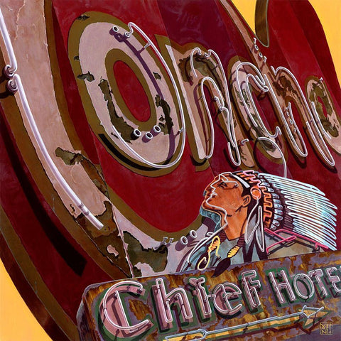 La Concha Gold Ornate Wood Framed Art Print with Double Matting by van Sprengel, Didier