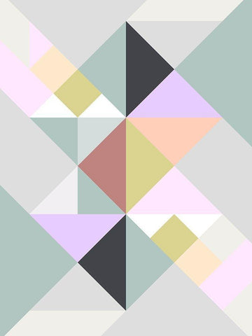 Linde Drehkraft White Modern Wood Framed Art Print with Double Matting by SARA Design