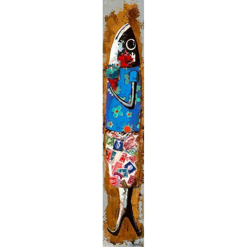 Romántica Black Modern Wood Framed Art Print by Villanueva, Natalia