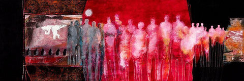 A beautiful Day Black Ornate Wood Framed Art Print with Double Matting by van Ginkel, Marjolijn