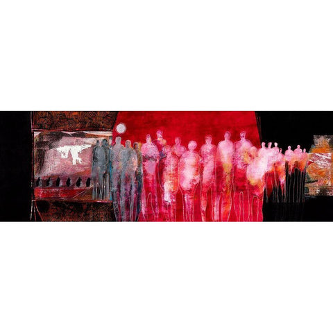 A beautiful Day Black Modern Wood Framed Art Print by van Ginkel, Marjolijn