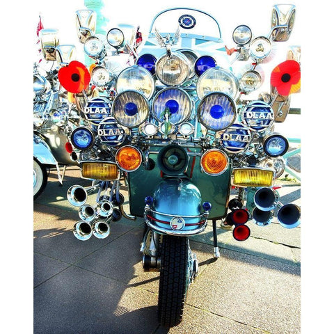 A clear View   Gold Ornate Wood Framed Art Print with Double Matting by Copeland, Gill