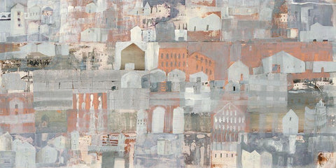 Winterwonderland Black Ornate Wood Framed Art Print with Double Matting by Richter-Armgart, Rose