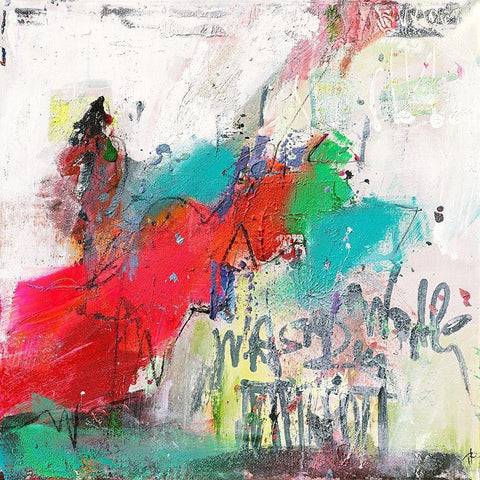 Was Du wolle Black Ornate Wood Framed Art Print with Double Matting by Reinhold, Thomas F.