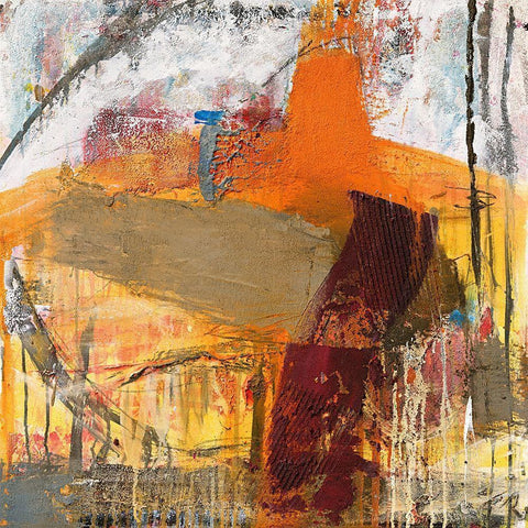 Star Black Modern Wood Framed Art Print by Reinhold, Thomas F.