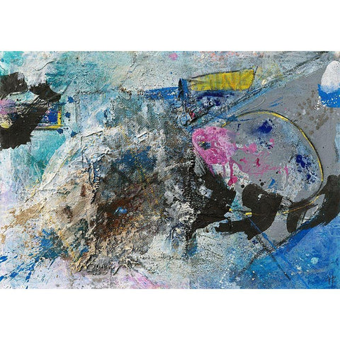 Frosch White Modern Wood Framed Art Print by Reinhold, Thomas F.