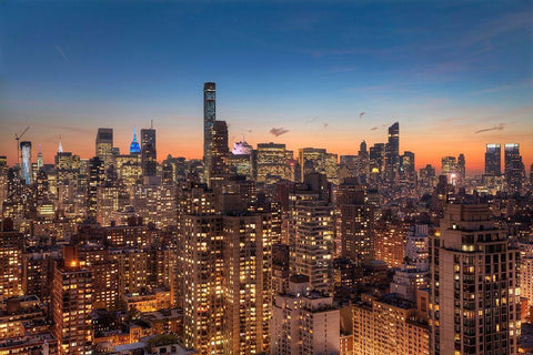 Skyrace Black Ornate Wood Framed Art Print with Double Matting by Terrible, Aurelien