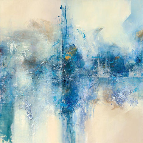 Soleil dhiver Gold Ornate Wood Framed Art Print with Double Matting by Ball, Veronique