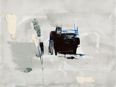 Design and Flowers VII White Modern Wood Framed Art Print with Double Matting by Choisy, Christian