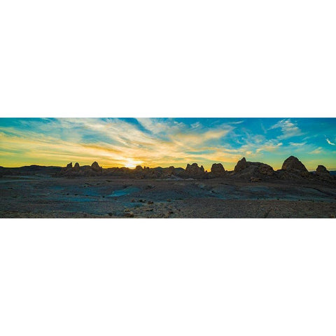 Deserthours Black Modern Wood Framed Art Print by Lichtenwalter, Tom