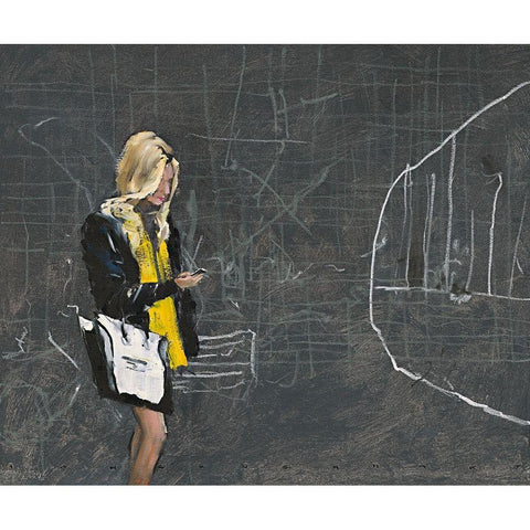 Online Black Modern Wood Framed Art Print by Groenhart, Jan