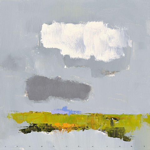 Ohne Titel III Black Modern Wood Framed Art Print by Groenhart, Jan