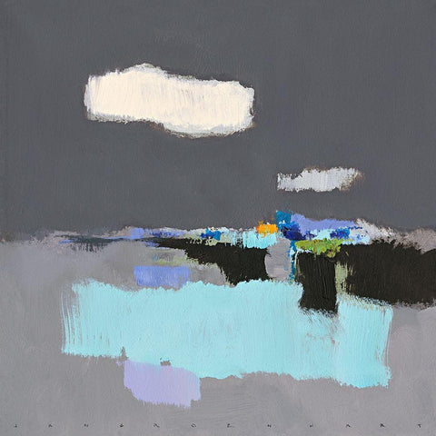 Ohne Titel IV Gold Ornate Wood Framed Art Print with Double Matting by Groenhart, Jan