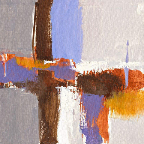 Ohne Titel XX Black Ornate Wood Framed Art Print with Double Matting by Groenhart, Jan