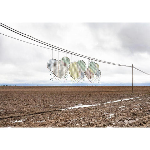 Pause Número III Black Modern Wood Framed Art Print with Double Matting by Vallinas Prieto, Miguel