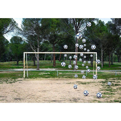 Pause Número IV Black Modern Wood Framed Art Print with Double Matting by Vallinas Prieto, Miguel