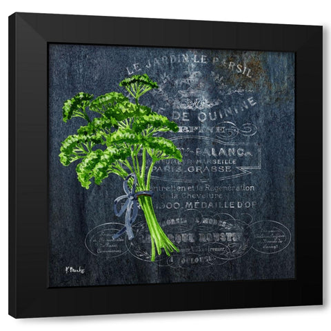 Provincial Herbs III Black Modern Wood Framed Art Print by Brent, Paul