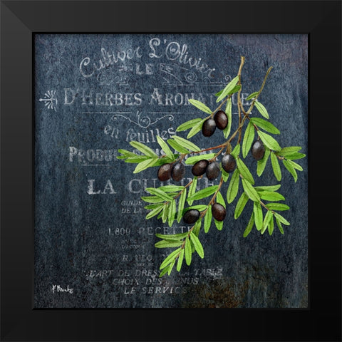 Provincial Herbs VI Black Modern Wood Framed Art Print by Brent, Paul