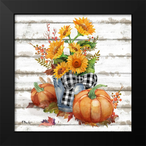 Rustic Fall V Black Modern Wood Framed Art Print by Brent, Paul