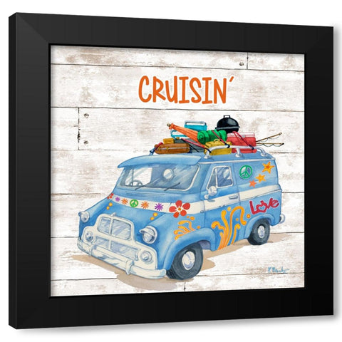 Forest Voyage II - Wood Black Modern Wood Framed Art Print by Brent, Paul
