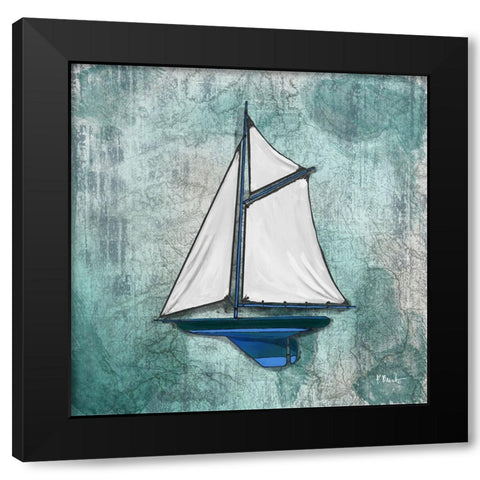 Diving Expedition VIII Black Modern Wood Framed Art Print with Double Matting by Brent, Paul