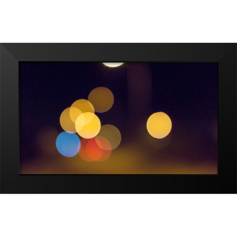 Abstract 1 Black Modern Wood Framed Art Print by Lee, Rachel