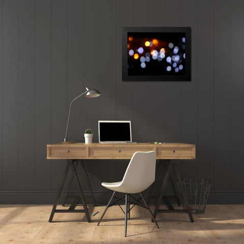 Abstract 8 Black Modern Wood Framed Art Print by Lee, Rachel