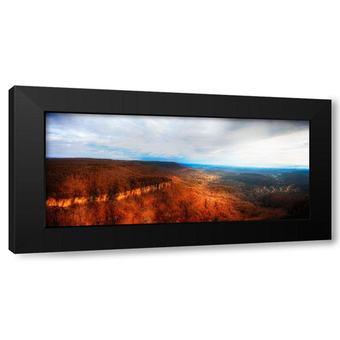 Aerial 3 Black Modern Wood Framed Art Print with Double Matting by Lee, Rachel