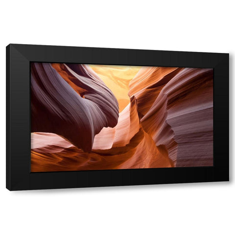 Antelope Canyon 8 Black Modern Wood Framed Art Print with Double Matting by Lee, Rachel