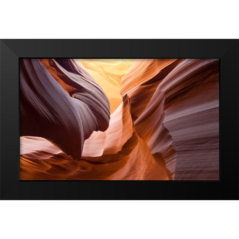 Antelope Canyon 8 Black Modern Wood Framed Art Print by Lee, Rachel