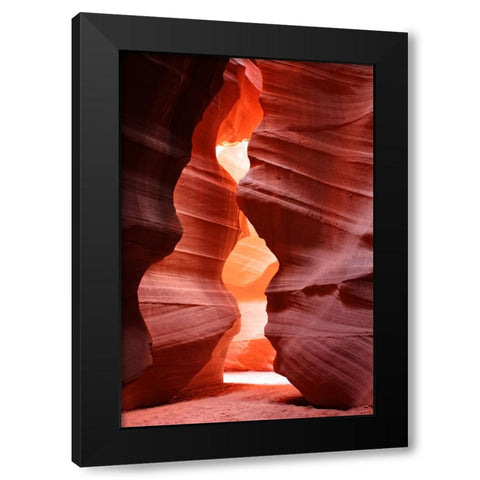Antelope Canyon 9 Black Modern Wood Framed Art Print with Double Matting by Lee, Rachel
