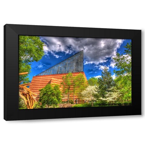Aquarium 2 HDR Black Modern Wood Framed Art Print with Double Matting by Lee, Rachel