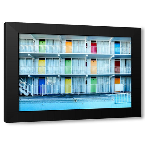 Architectural 8 Black Modern Wood Framed Art Print with Double Matting by Lee, Rachel