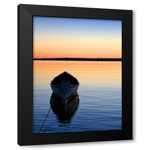 Beach 8 Black Modern Wood Framed Art Print with Double Matting by Lee, Rachel