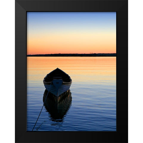Beach 8 Black Modern Wood Framed Art Print by Lee, Rachel
