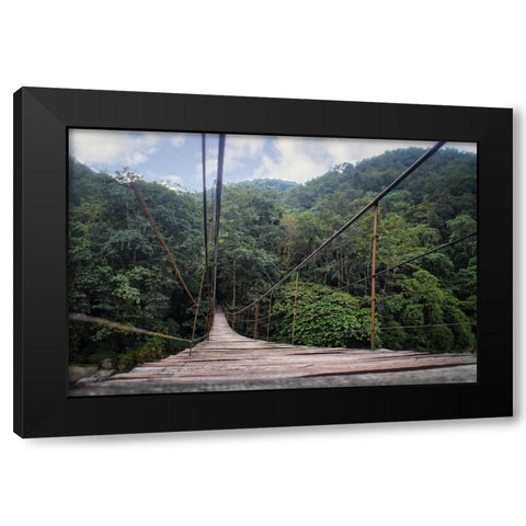 Bridge 2 Black Modern Wood Framed Art Print with Double Matting by Lee, Rachel