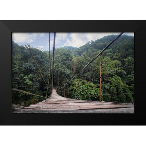 Bridge 2 Black Modern Wood Framed Art Print by Lee, Rachel