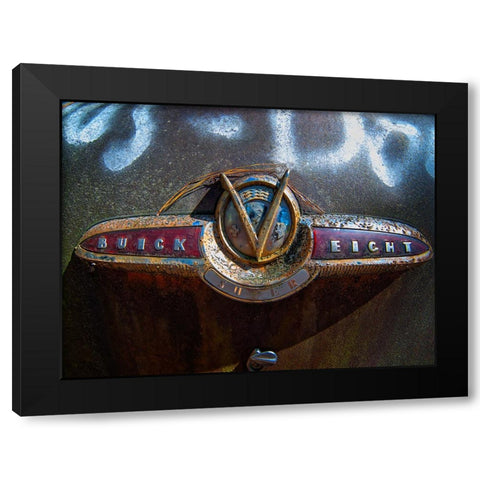Buick Eight Black Modern Wood Framed Art Print by Lee, Rachel
