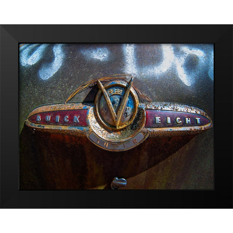 Buick Eight Black Modern Wood Framed Art Print by Lee, Rachel