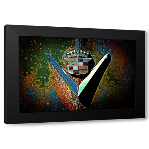 Caddy Black Modern Wood Framed Art Print by Lee, Rachel
