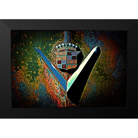 Caddy Black Modern Wood Framed Art Print by Lee, Rachel