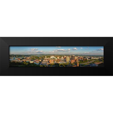 Cameron Hill View Black Modern Wood Framed Art Print by Lee, Rachel