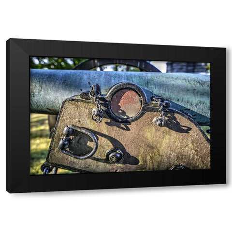 Cannon Detail Black Modern Wood Framed Art Print by Lee, Rachel
