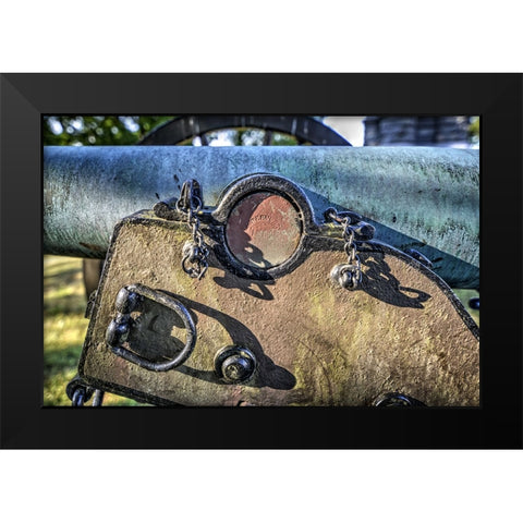 Cannon Detail Black Modern Wood Framed Art Print by Lee, Rachel