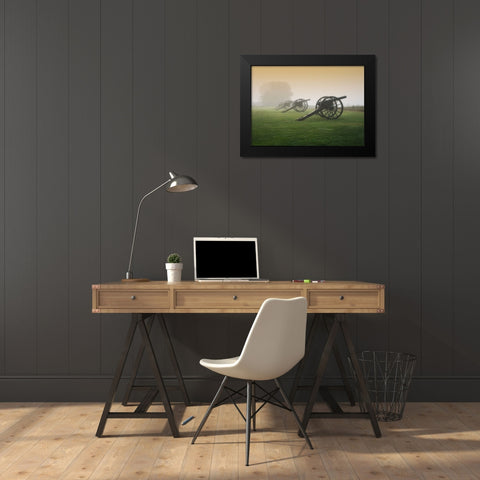 Cannon View 2 Black Modern Wood Framed Art Print by Lee, Rachel