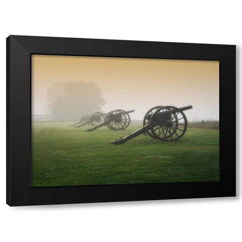 Cannon View 2 Black Modern Wood Framed Art Print with Double Matting by Lee, Rachel